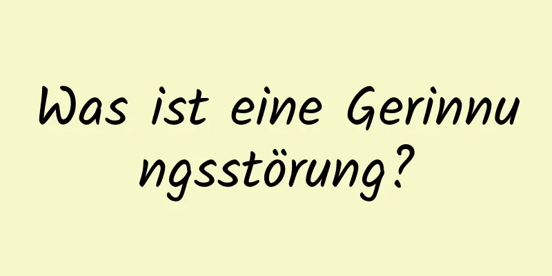 Was ist eine Gerinnungsstörung?