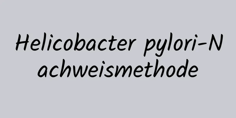 Helicobacter pylori-Nachweismethode