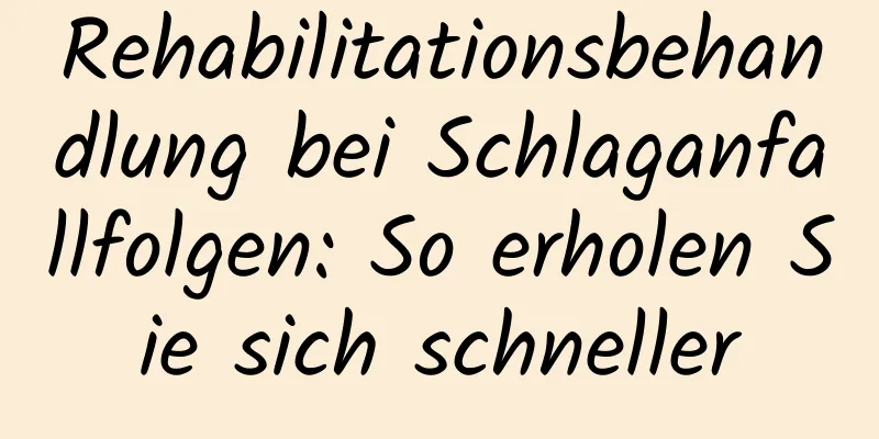 Rehabilitationsbehandlung bei Schlaganfallfolgen: So erholen Sie sich schneller