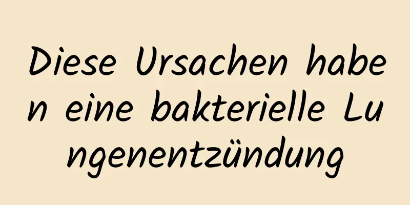 Diese Ursachen haben eine bakterielle Lungenentzündung