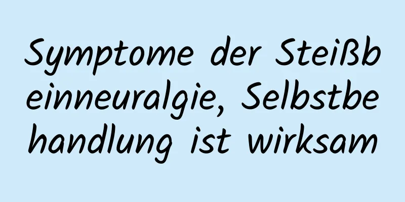 Symptome der Steißbeinneuralgie, Selbstbehandlung ist wirksam