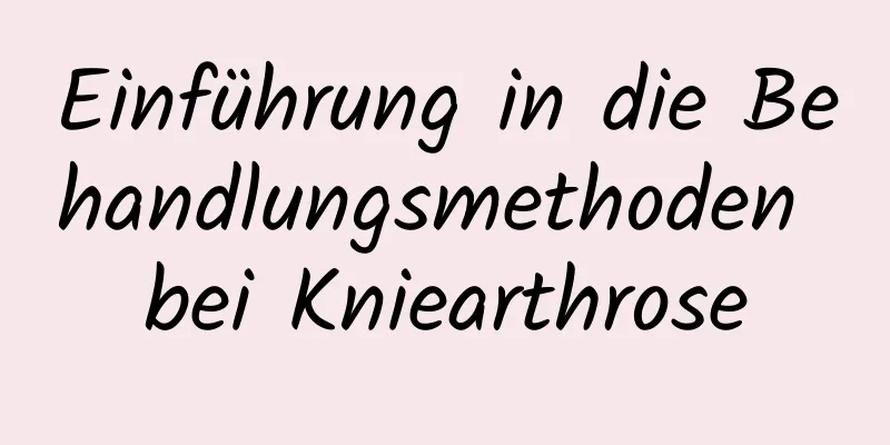 Einführung in die Behandlungsmethoden bei Kniearthrose
