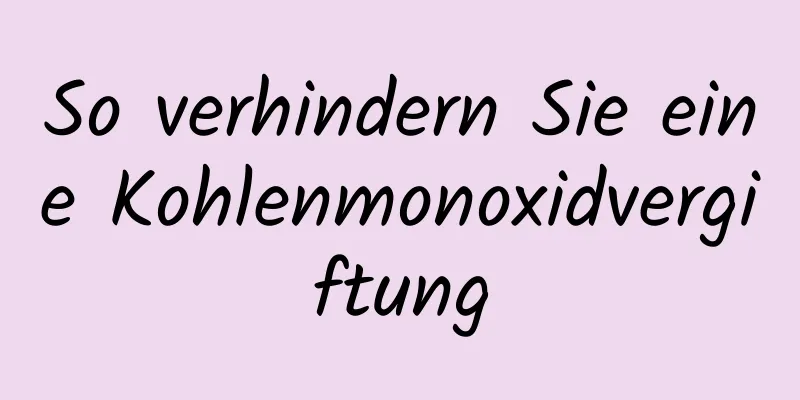 So verhindern Sie eine Kohlenmonoxidvergiftung