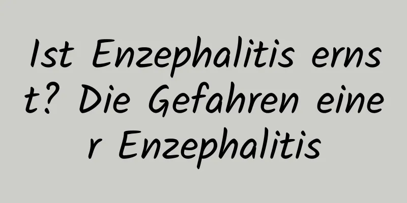 Ist Enzephalitis ernst? Die Gefahren einer Enzephalitis