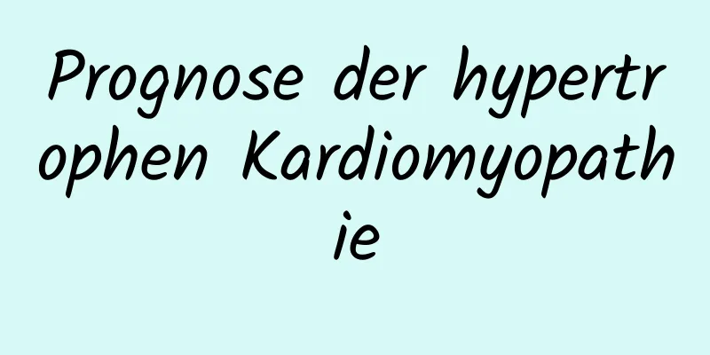 Prognose der hypertrophen Kardiomyopathie