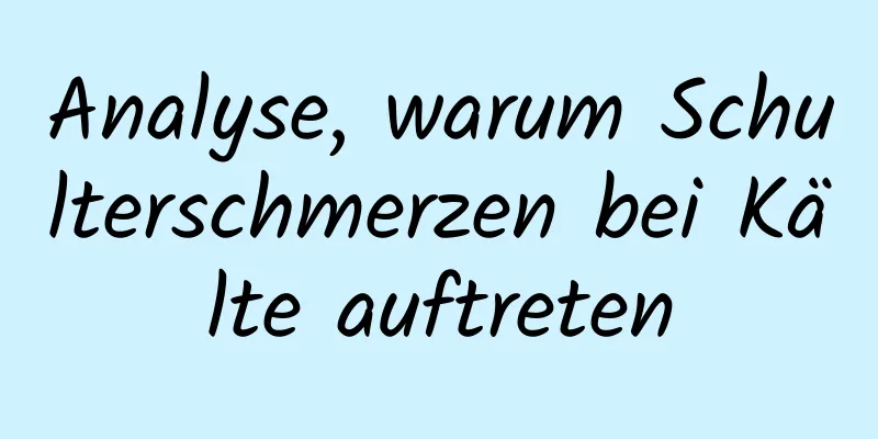 Analyse, warum Schulterschmerzen bei Kälte auftreten