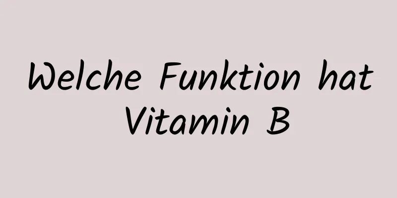 Welche Funktion hat Vitamin B