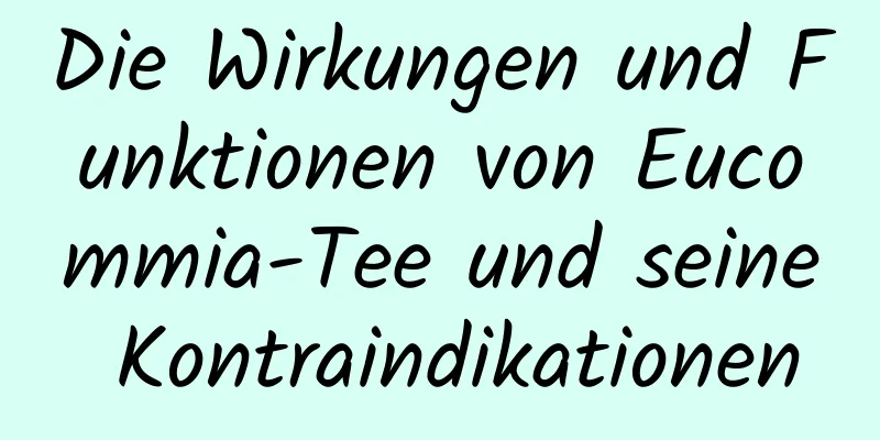 Die Wirkungen und Funktionen von Eucommia-Tee und seine Kontraindikationen