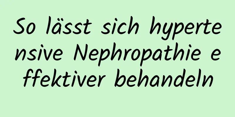 So lässt sich hypertensive Nephropathie effektiver behandeln