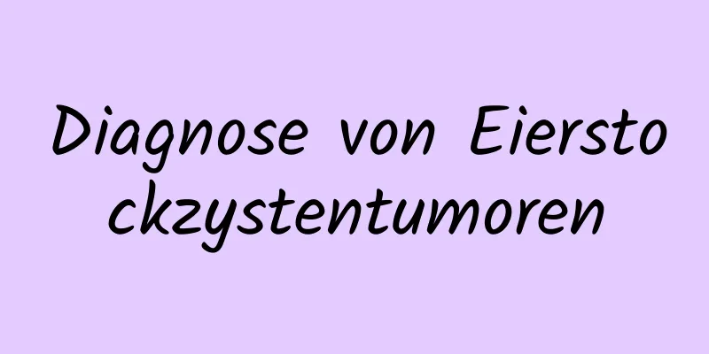 Diagnose von Eierstockzystentumoren
