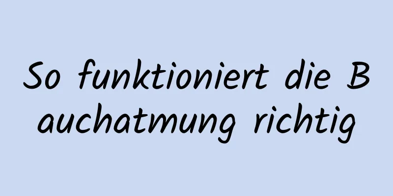So funktioniert die Bauchatmung richtig