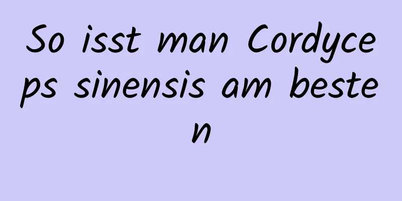 So isst man Cordyceps sinensis am besten