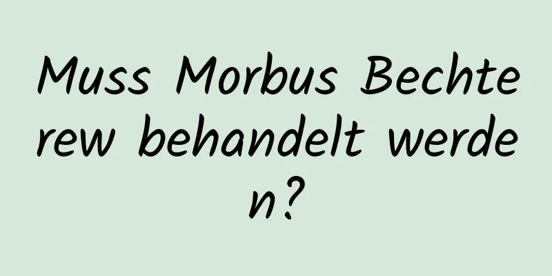 Muss Morbus Bechterew behandelt werden?