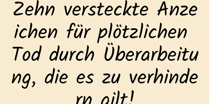 Zehn versteckte Anzeichen für plötzlichen Tod durch Überarbeitung, die es zu verhindern gilt!