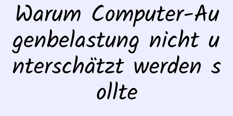 Warum Computer-Augenbelastung nicht unterschätzt werden sollte