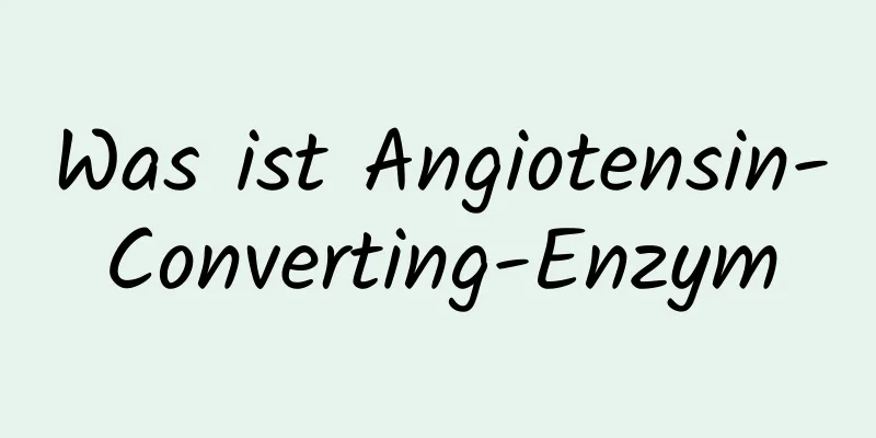 Was ist Angiotensin-Converting-Enzym