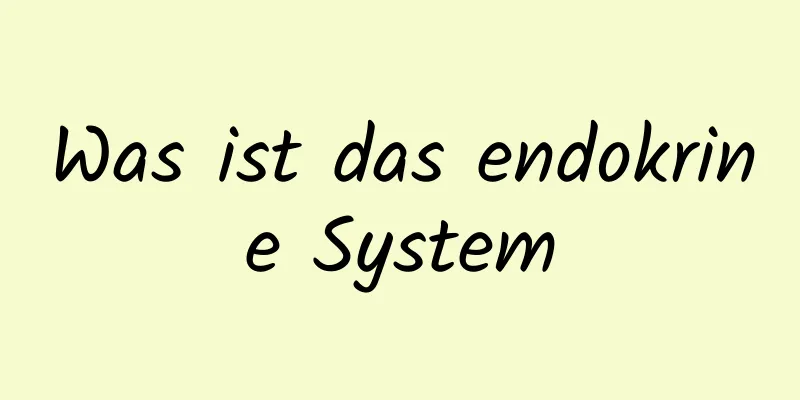 Was ist das endokrine System