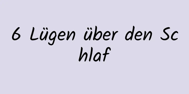 6 Lügen über den Schlaf