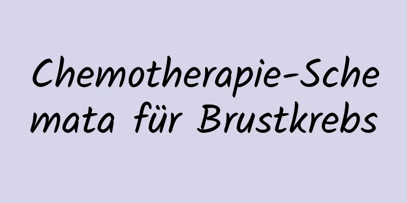Chemotherapie-Schemata für Brustkrebs