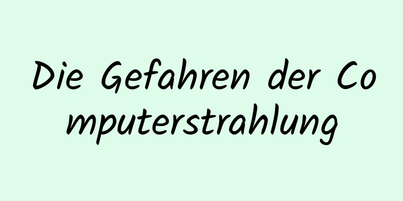 Die Gefahren der Computerstrahlung
