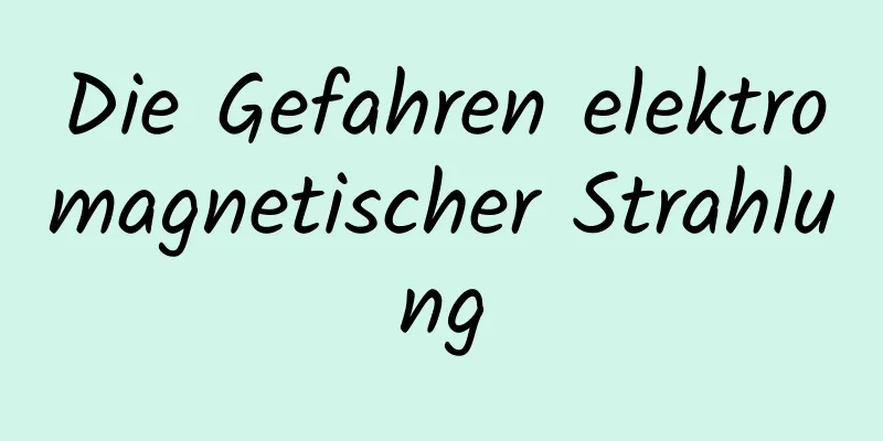 Die Gefahren elektromagnetischer Strahlung