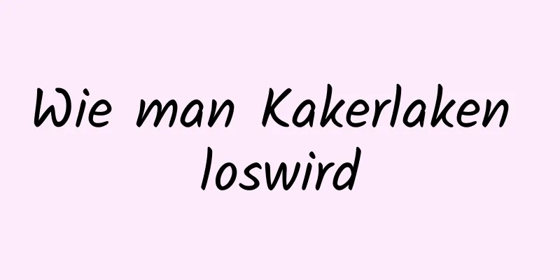 Wie man Kakerlaken loswird