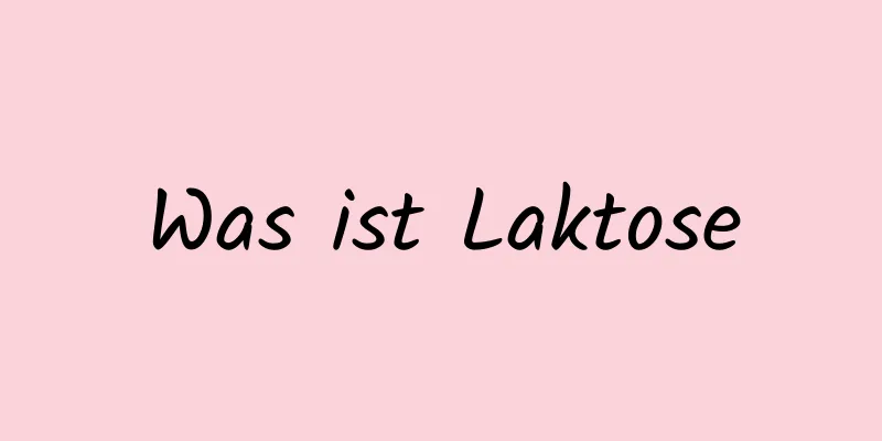 Was ist Laktose