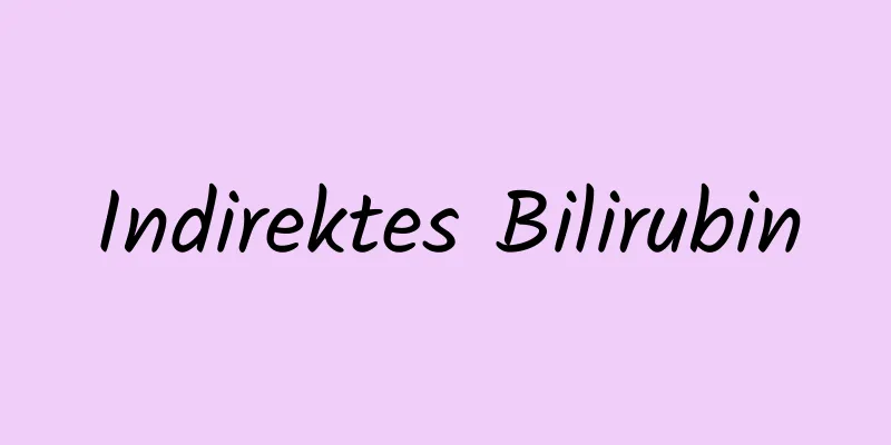 Indirektes Bilirubin