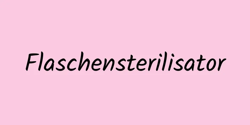 Flaschensterilisator