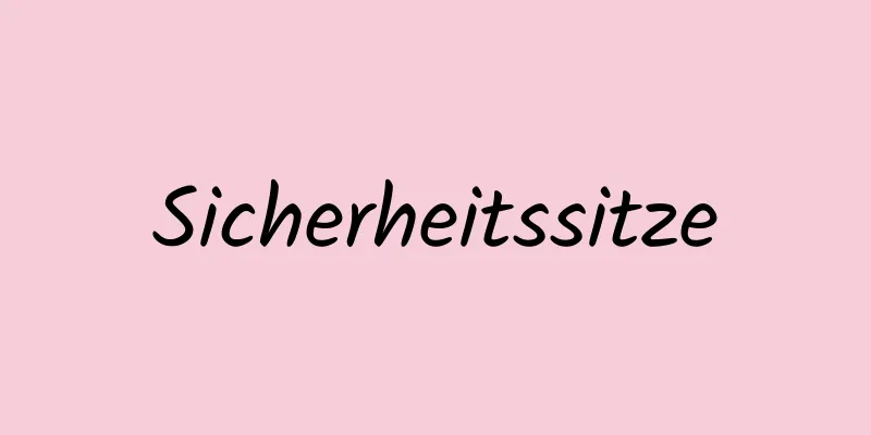 Sicherheitssitze