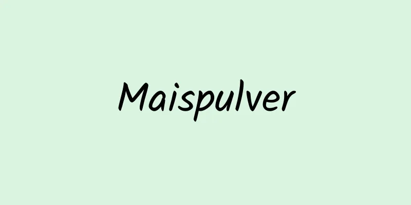Maispulver