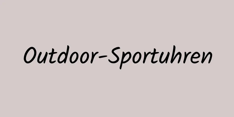 Outdoor-Sportuhren