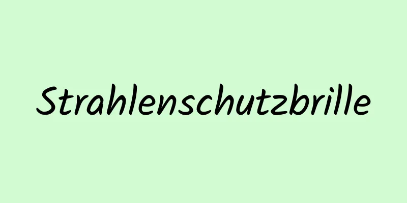 Strahlenschutzbrille