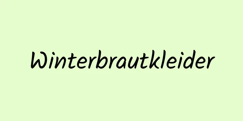 Winterbrautkleider