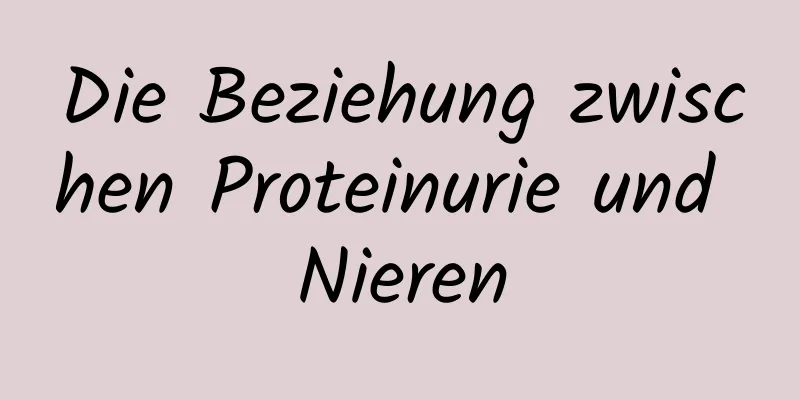 Die Beziehung zwischen Proteinurie und Nieren