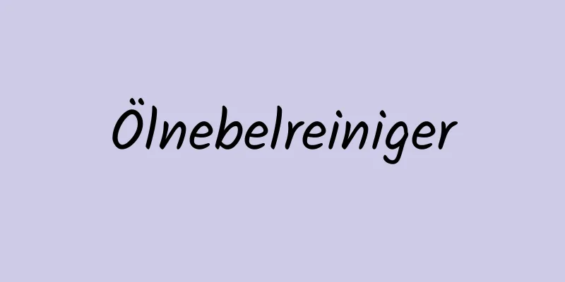 Ölnebelreiniger