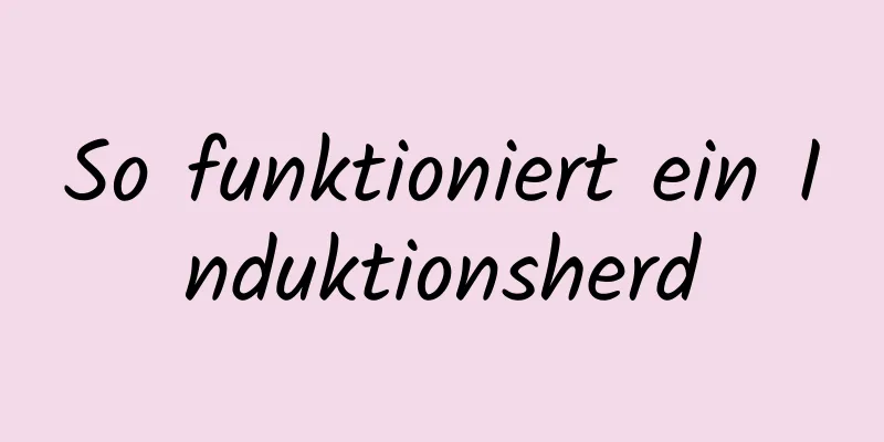 So funktioniert ein Induktionsherd