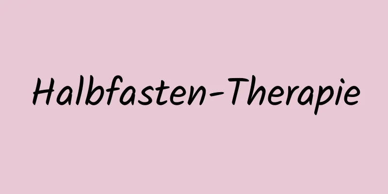 Halbfasten-Therapie