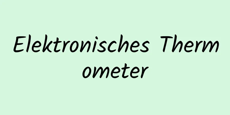 Elektronisches Thermometer