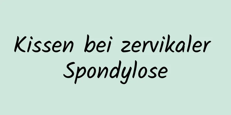 Kissen bei zervikaler Spondylose