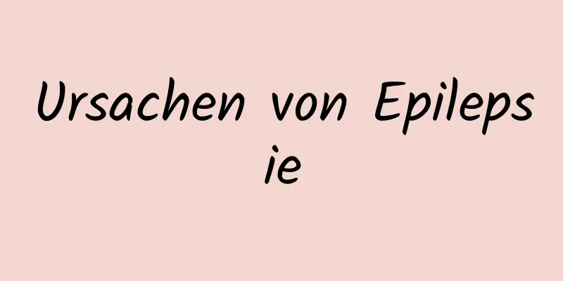 Ursachen von Epilepsie