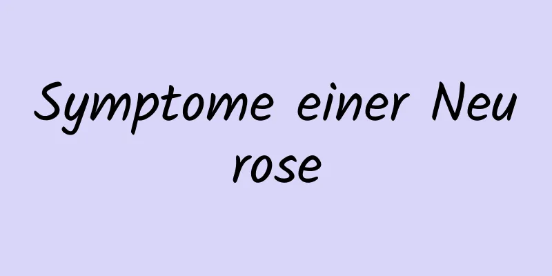 Symptome einer Neurose