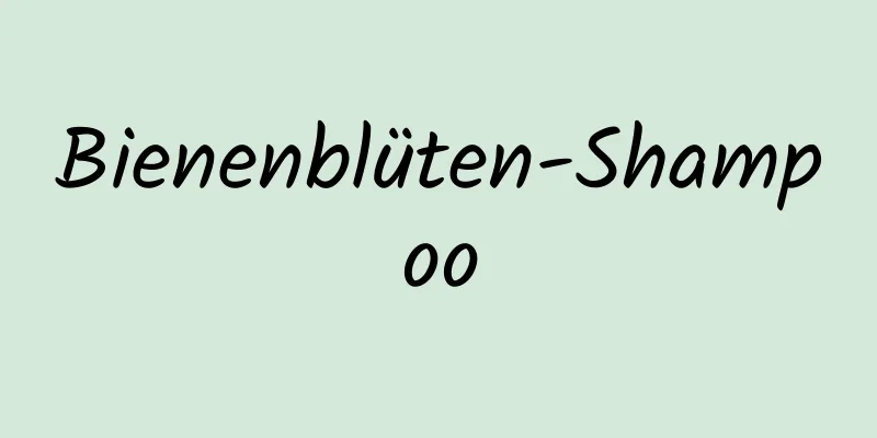 Bienenblüten-Shampoo