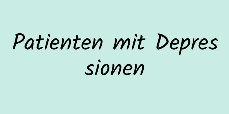 Patienten mit Depressionen