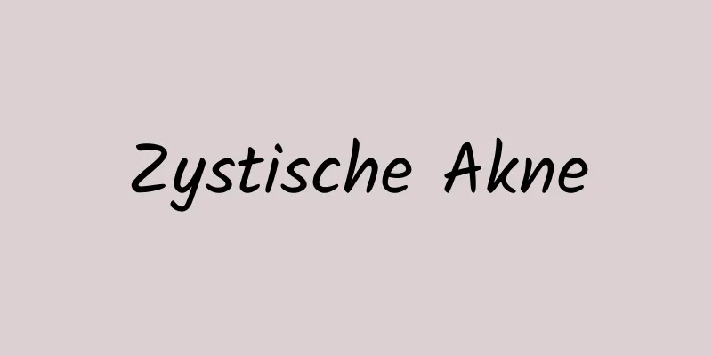 Zystische Akne
