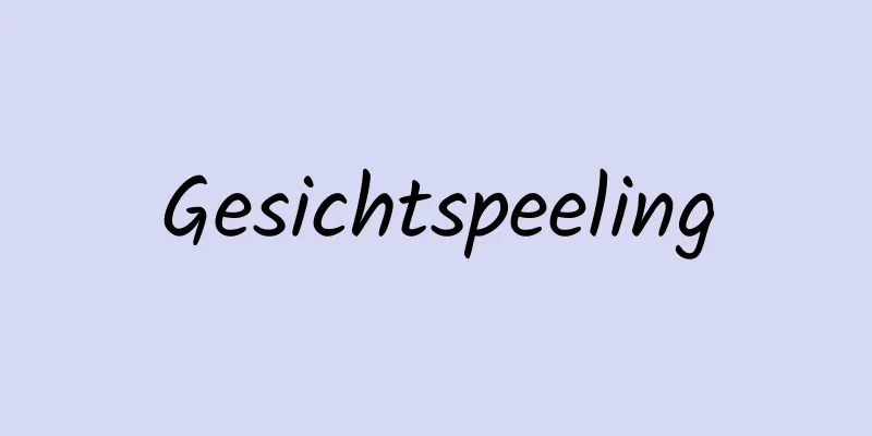 Gesichtspeeling