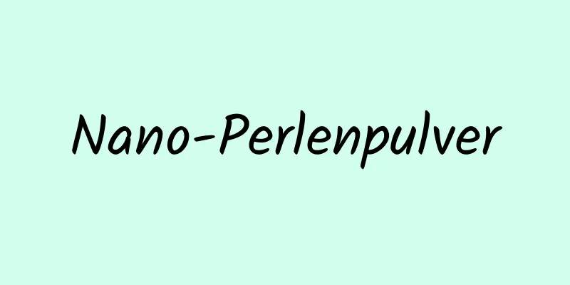 Nano-Perlenpulver