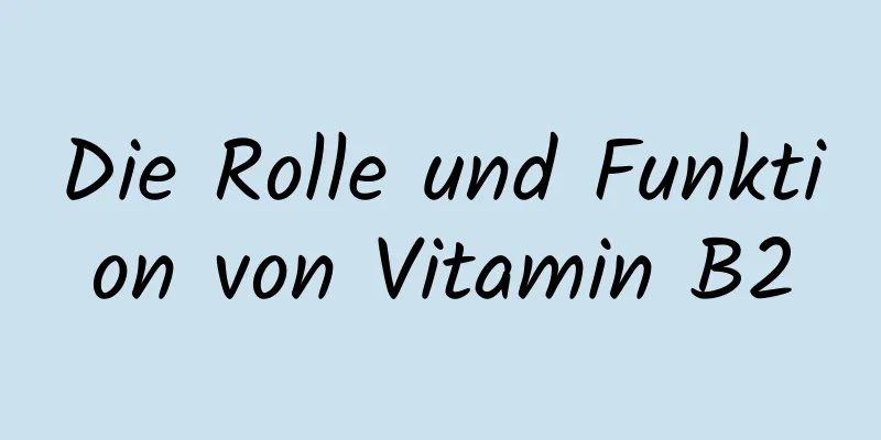 Die Rolle und Funktion von Vitamin B2