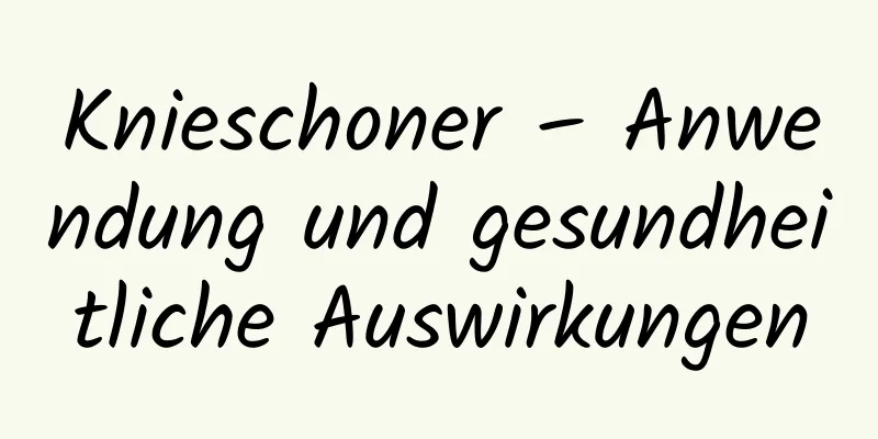 Knieschoner – Anwendung und gesundheitliche Auswirkungen
