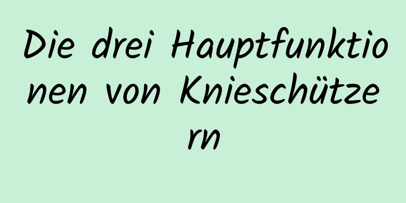 Die drei Hauptfunktionen von Knieschützern
